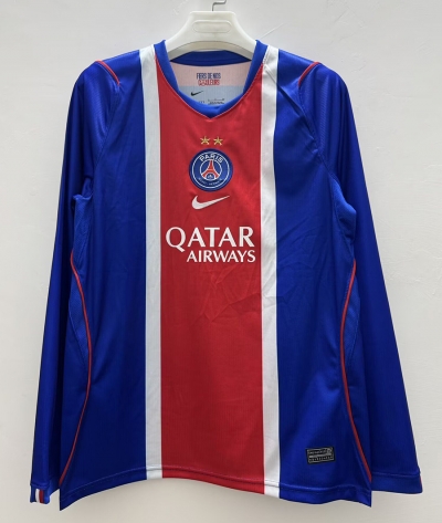 2627 PSG Home 2 star Long Sleeve Soccer Jersey